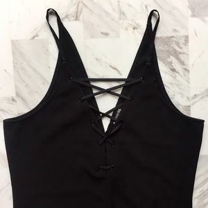 Express Lace Up Bodysuit